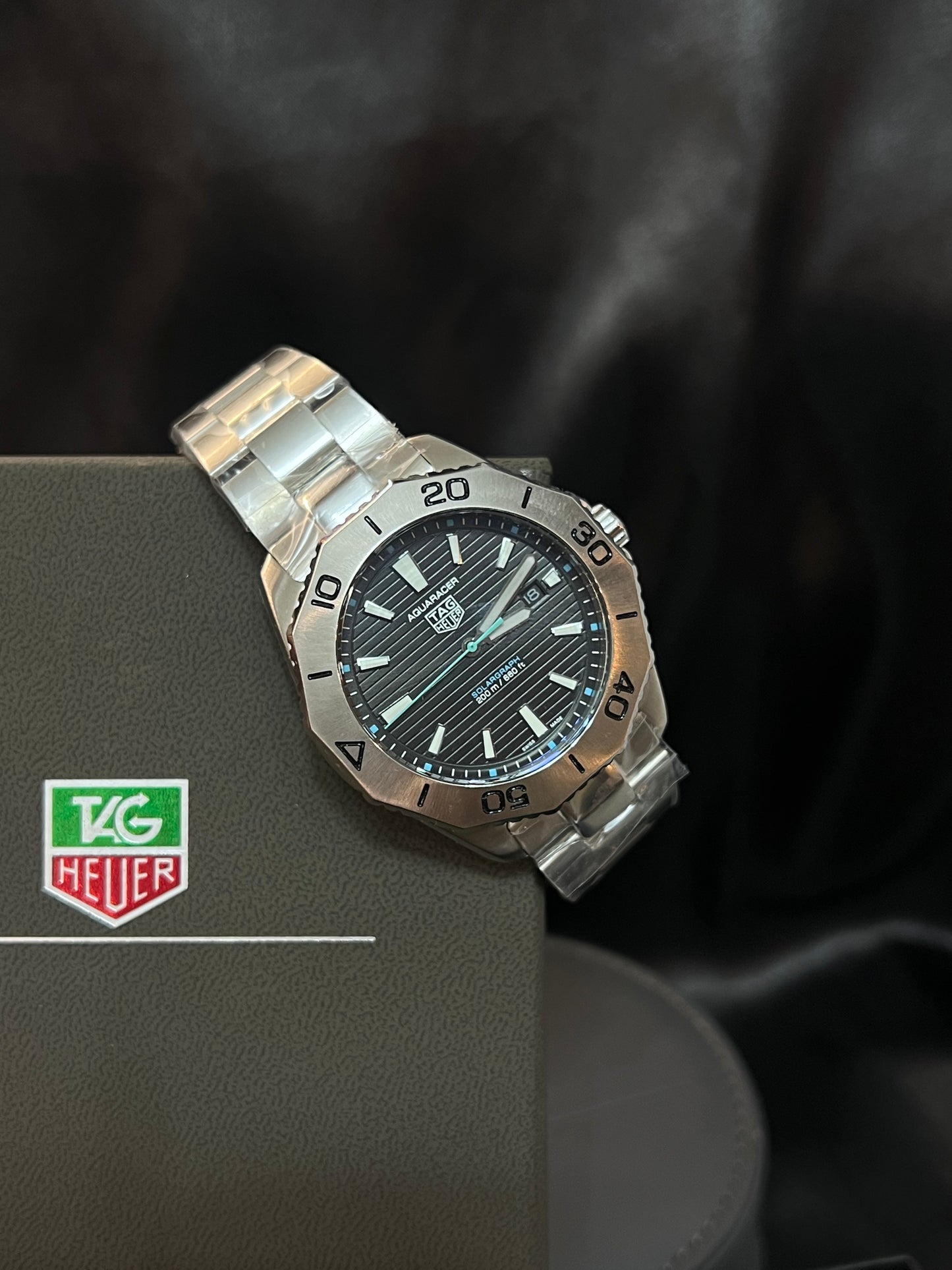 TAG Heuer Aquaracer Gris y Azul