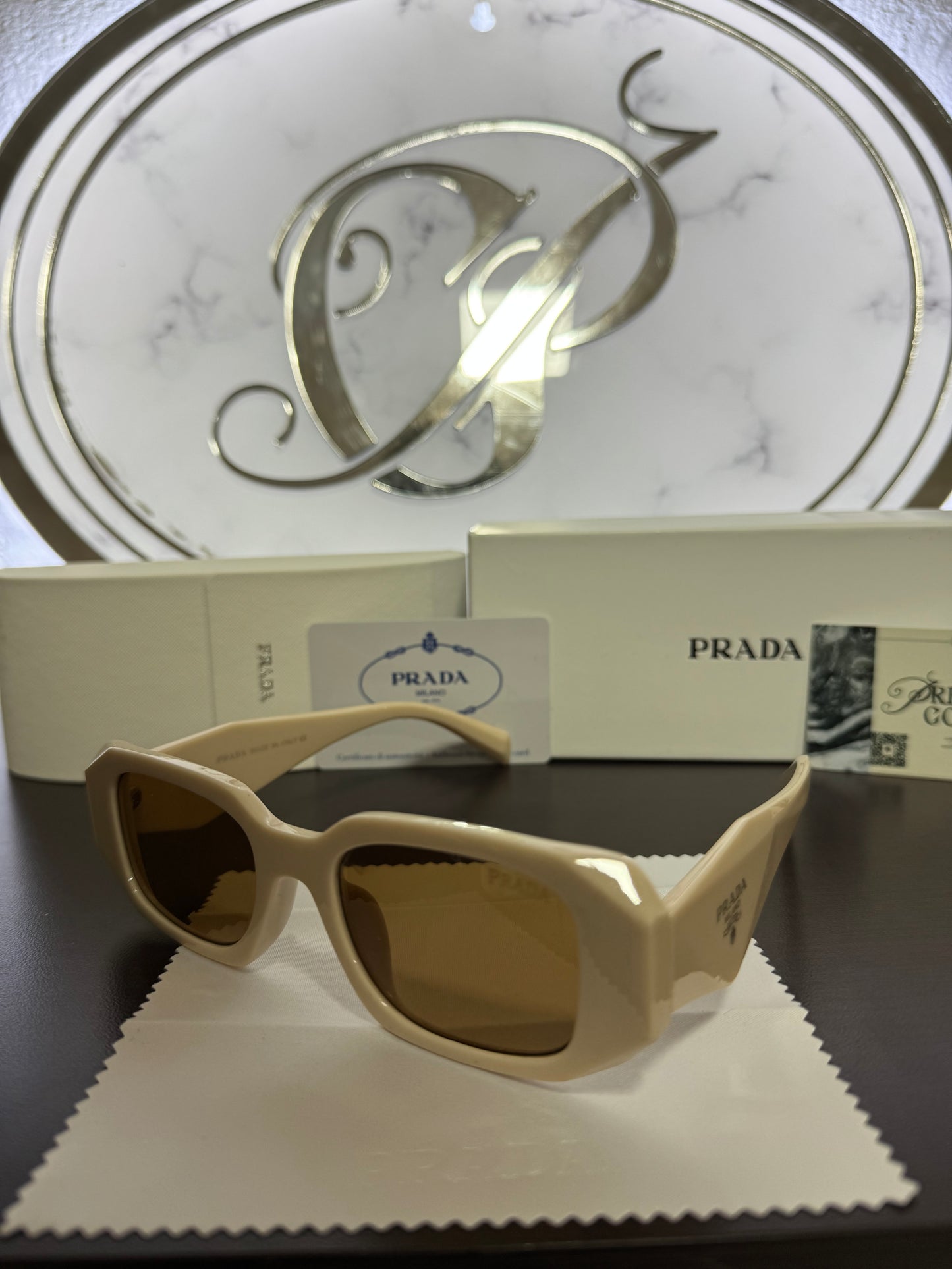 Lentes Prada Blancas