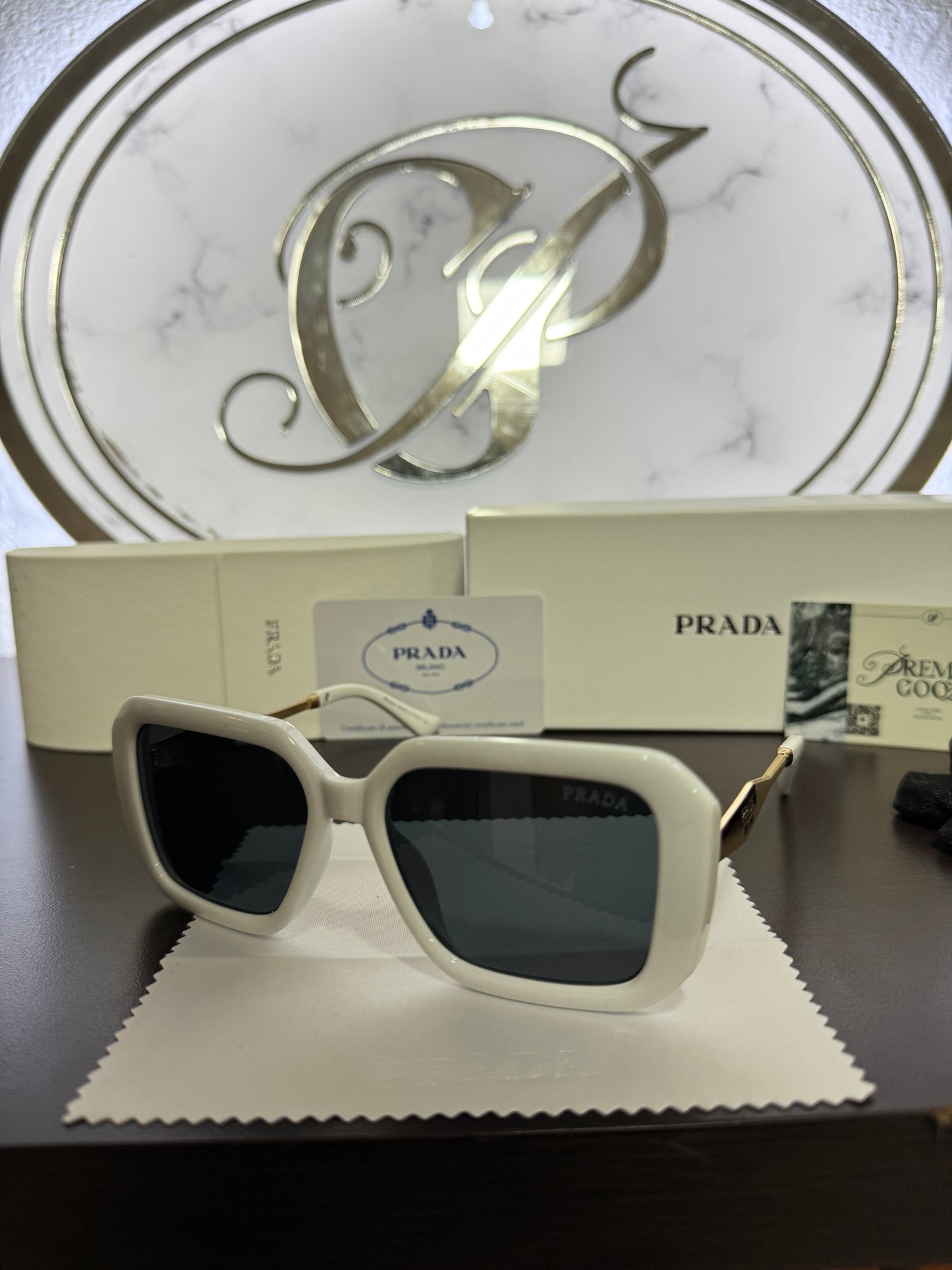 Lentes Prada Blancas
