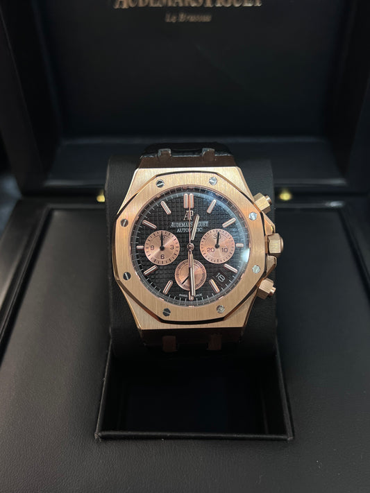 AP Royal Oak Chronograph Oro Rosa Piel