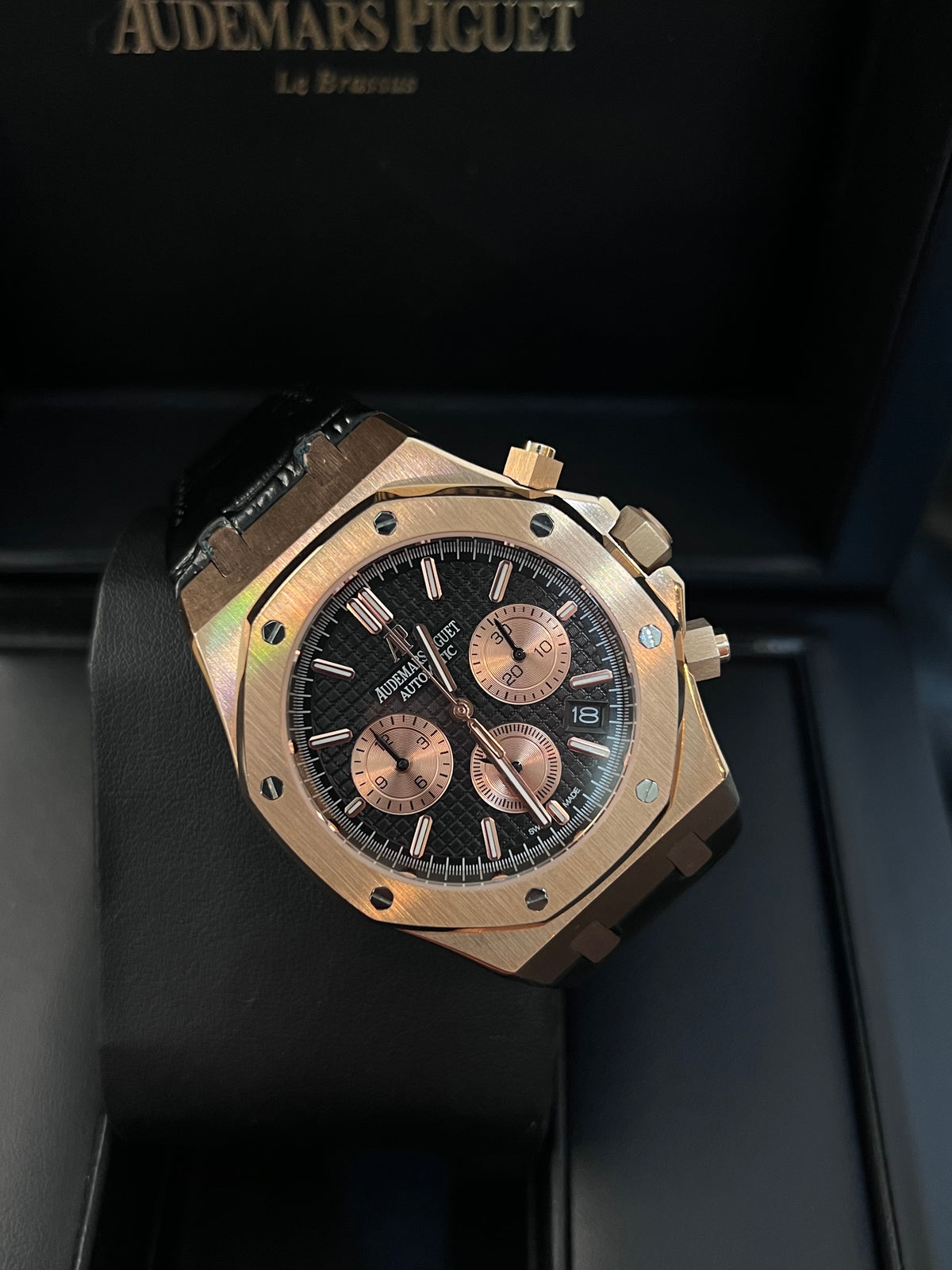 AP Royal Oak Chronograph Oro Rosa Piel