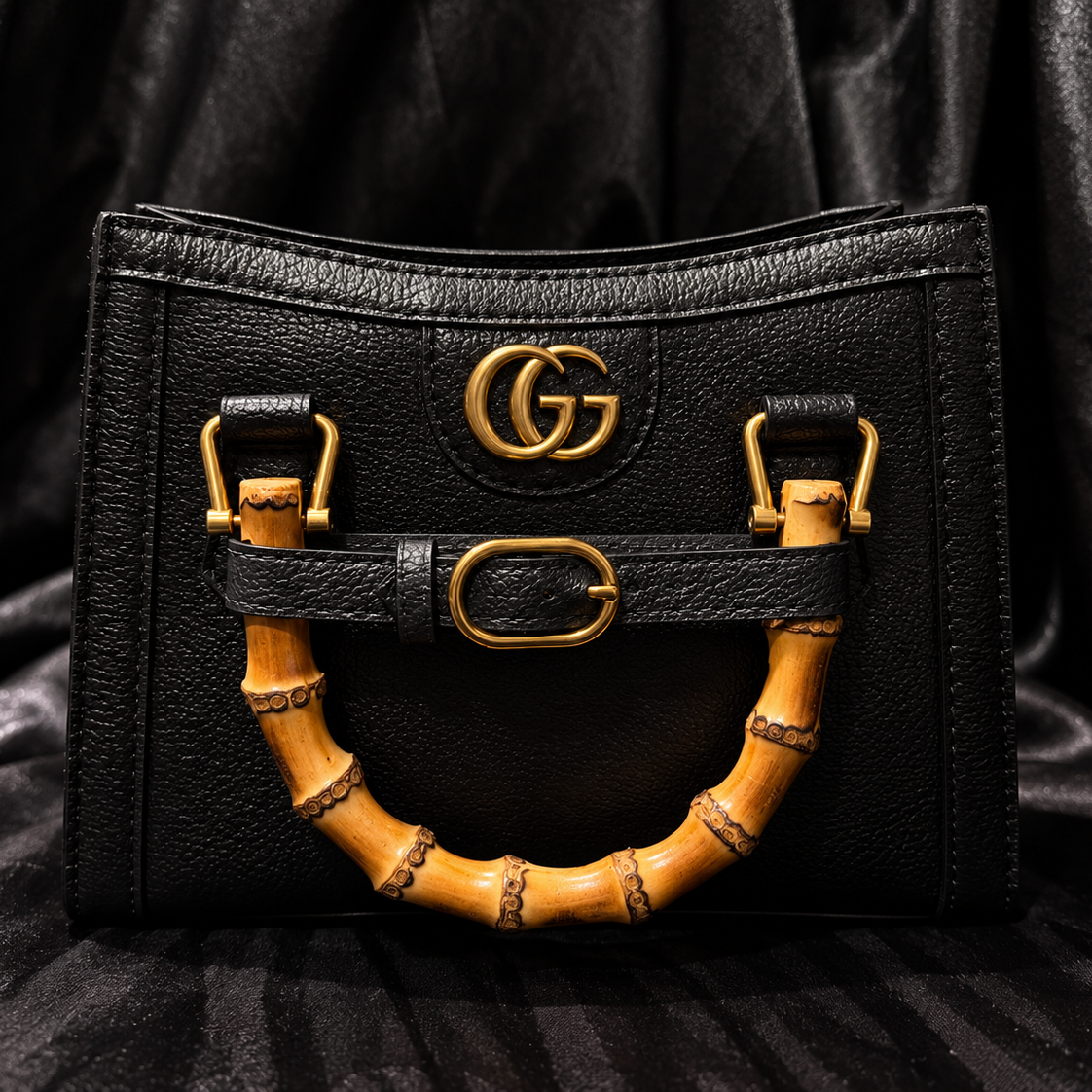 Gucci Diana Bamboo Mini Tote Negra