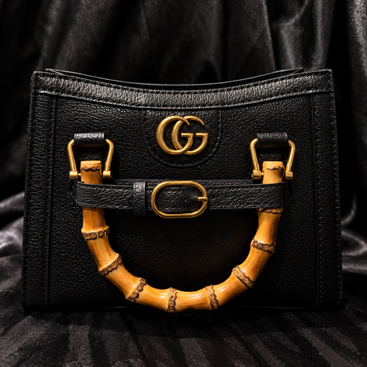 Gucci Diana Bamboo Mini Tote Negra