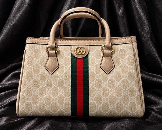 Gucci Ophidia GG Supreme Tote Beige Claro